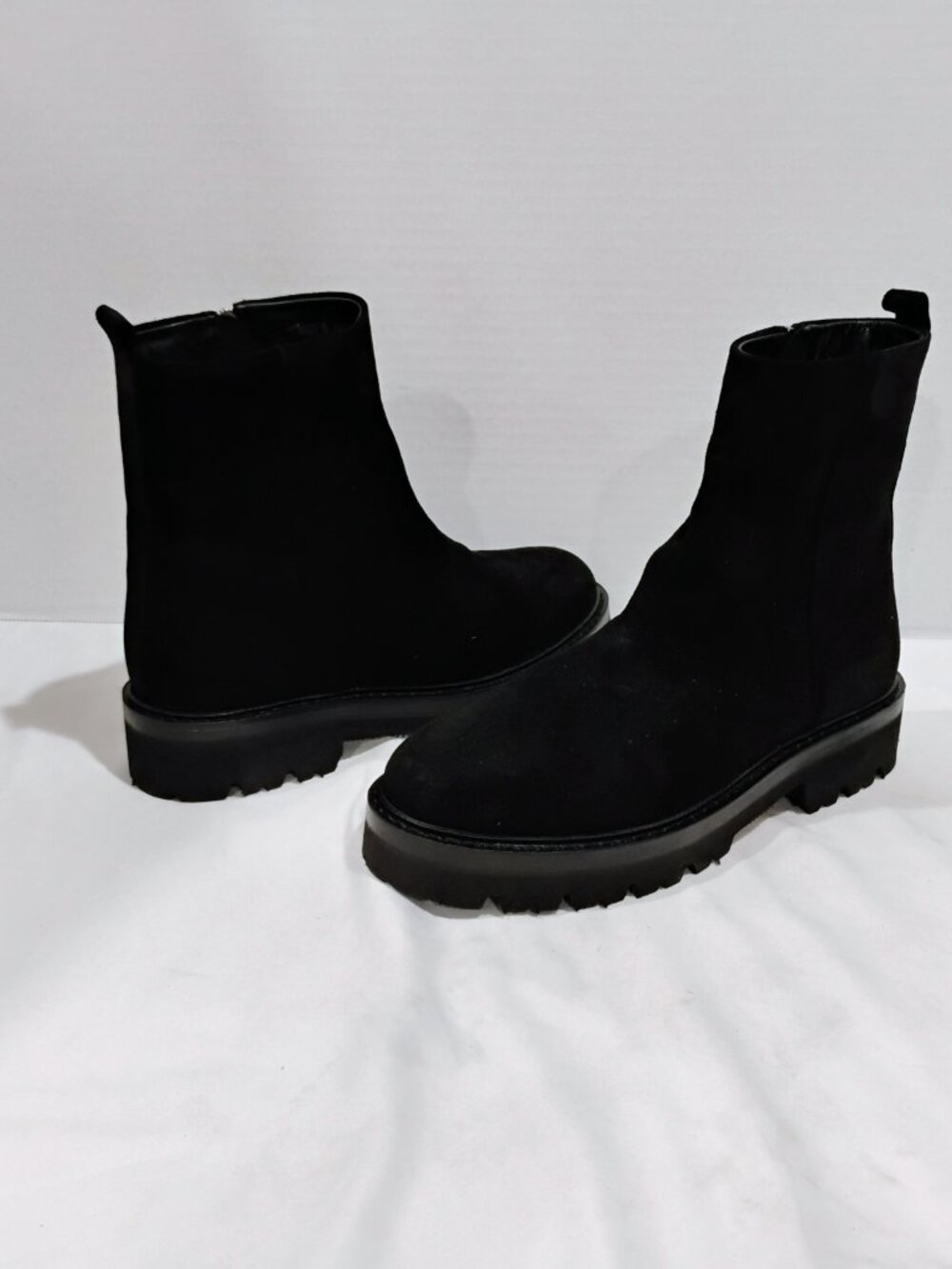 La Canadienne Womens Ara City Dry Ankle Boots Black Suede Size 7M